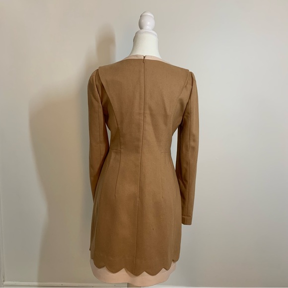 Long Sleeve Wool Spring Dress - Picture 2 of 10